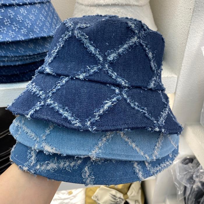 Topi Import Premium Jeans Wash Blue Navy