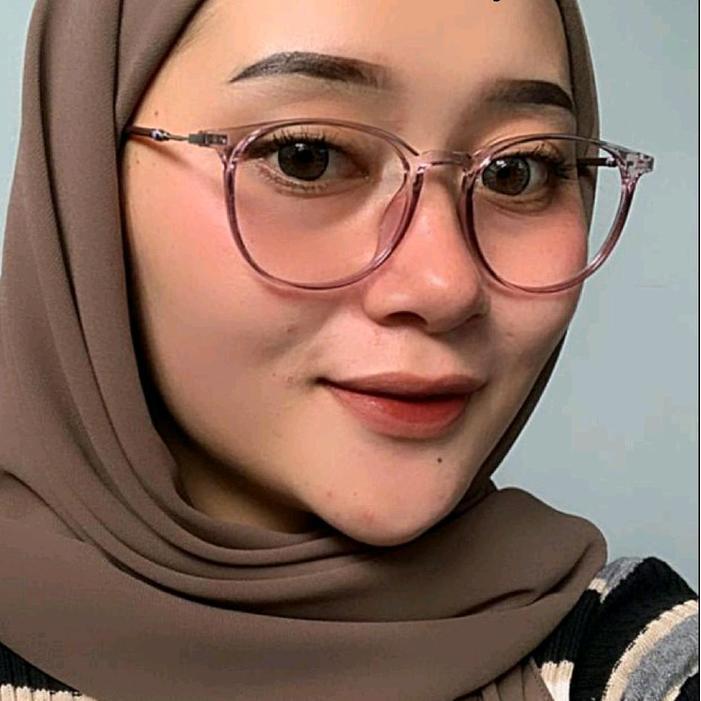 kacamata ( TANIA ) bulat anti radiasi photocromic Blueray Frame