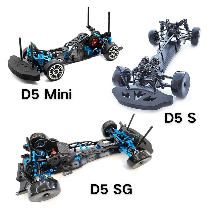 RC Car 3RACING Sakura D5 S SG Mini KIT 1:10 Carbon Fiber DIY Model Remote Control Super Rear Drive