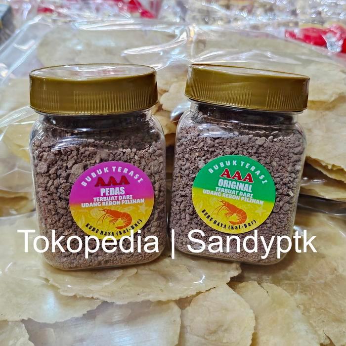Bubuk Terasi Udang Rebon AAA Pedas Original Sambal Terasi Pontianak