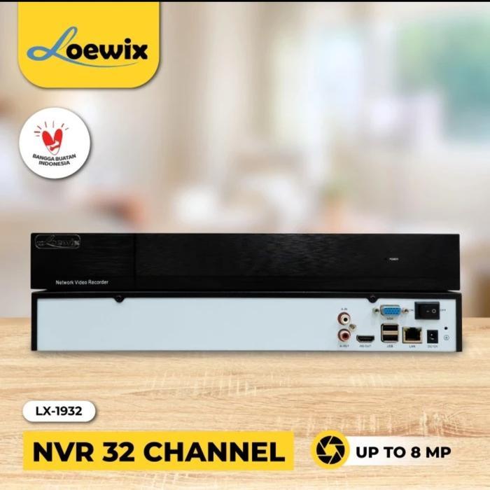 Loewix Nvr Ip Camera 32 Channel Lx-1932 32Ch H265+ Support 8Mp