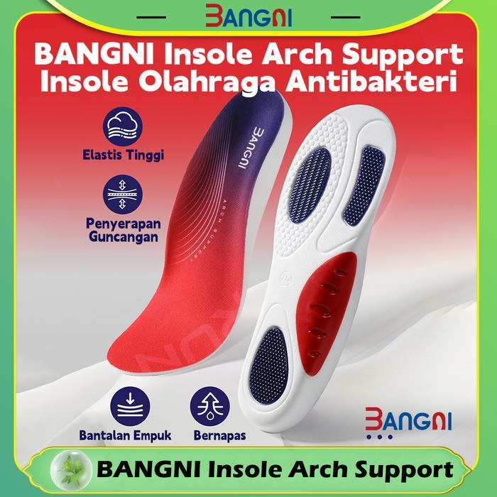 BANGNI Insole Sepatu Arch Support Antibakteri Pria dan Wanita Insole Sepatu Arch Support Flat Foot