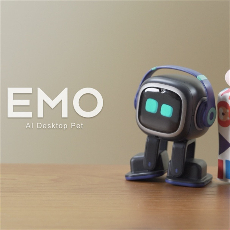 EMO Robot Companion Ai robot Cute Intelligent AI Voice Electronic Pet Mini Smart Robots Desktop