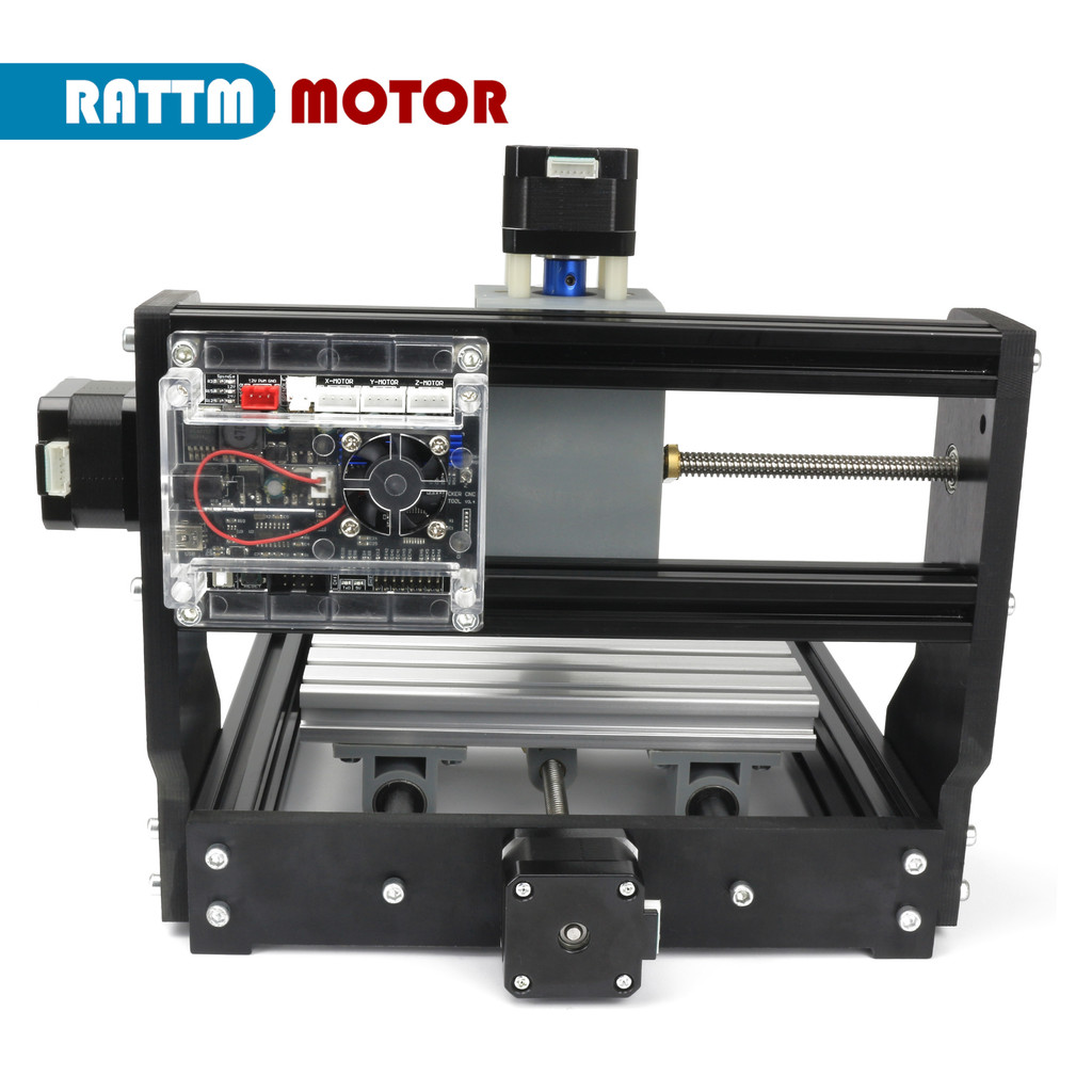 1610 Pro CNC Laser Engraver DIY Mini Router 3 Axis PCB PVC Milling Machine Wood Router Machine GRBL