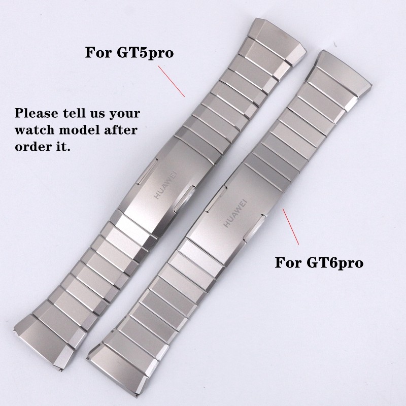 Original Huawei 22mm Titanium Bracelet for Huawei GT5 pro GT6 pro 46mm Titanium Watch Band Black
