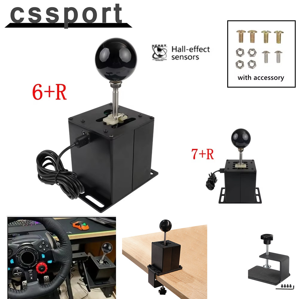 USB PC Hall Sensor Shifter/Bracket For Logitech G29/G25/G27/G920 T300RS/GT Steering Wheel For ETS2 W