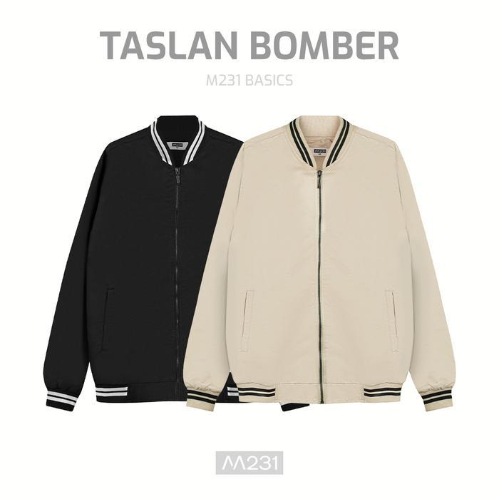 M231 Jaket Pria Bomber Taslan Panjang 2078