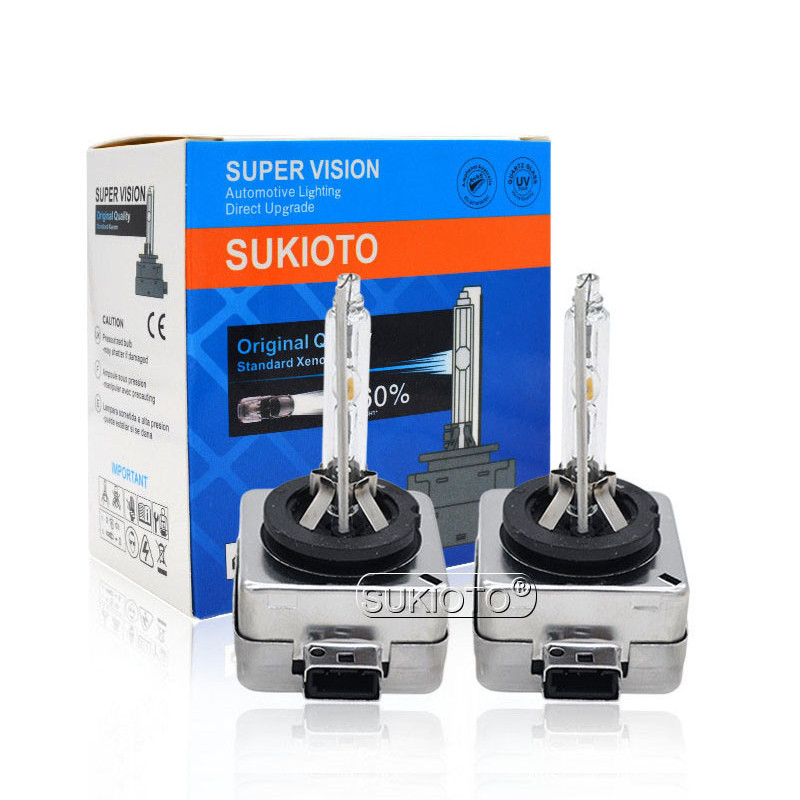 SUKIOTO 2PCS D1S D2S D3S D4S Xenon Bulb 3000K 4300K 6000K 35W D2R D1R D3R D4R 5000K JAPAN QUALITY