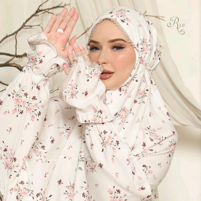 Ryn Rayyan Official Mukena Rayyan Terusan Siera Series Mukena Dewasa Travelling Rayon RYN Super