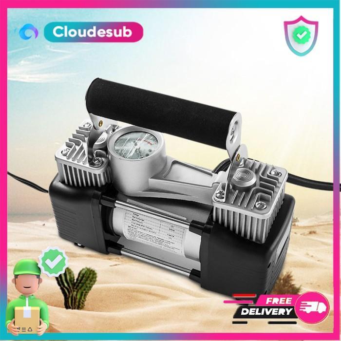 Kompresor Angin Mini Listrik Kompressor Udara Pompa Ban Mobil Airbrush