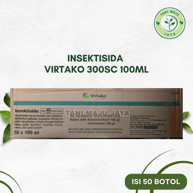 [A1] 1 Karton Insektisida Virtako 300 SC Kemasan 100ml Isi 50 Botol Untuk Pengendali Hama Tanaman