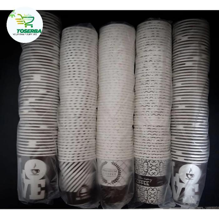 PAPER CUP GELAS KOPI ISI 50 PCS