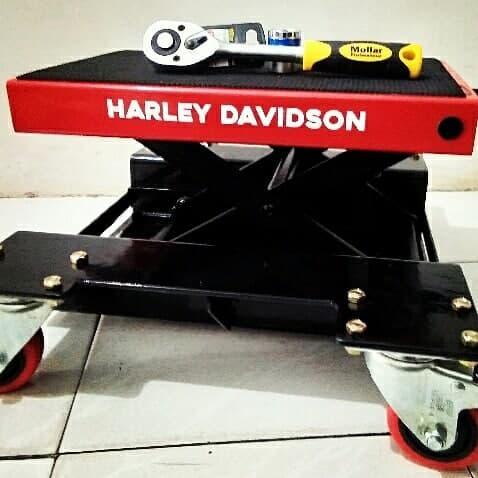 Dongkrak Harley roda with Table Lift lift jack stand