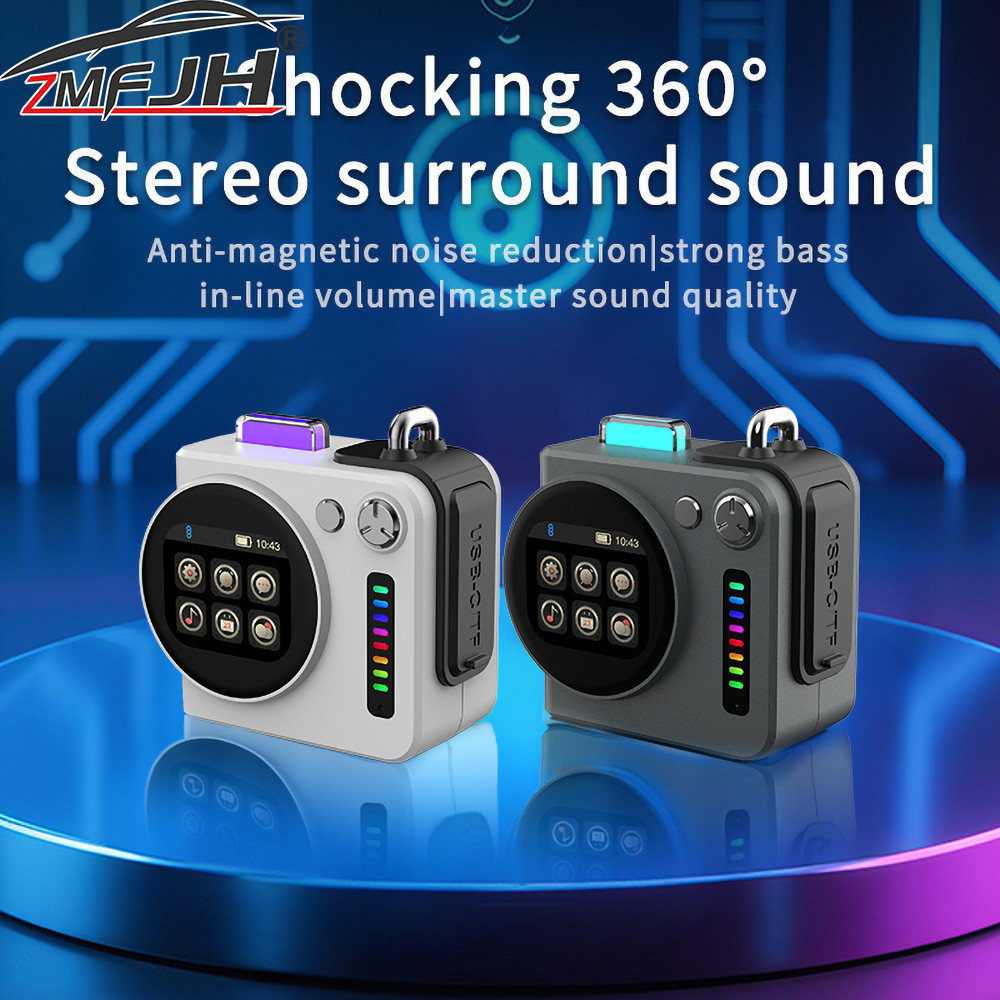 Terbaik Smart Speakers With LED Display Bluetooth-compatible Speaker Wireless Small Portable Speaker