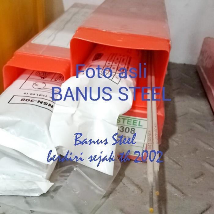 New Kawat las stainless 2,6 mm Nikko Steel NSN 308 kawat las cantum per KG