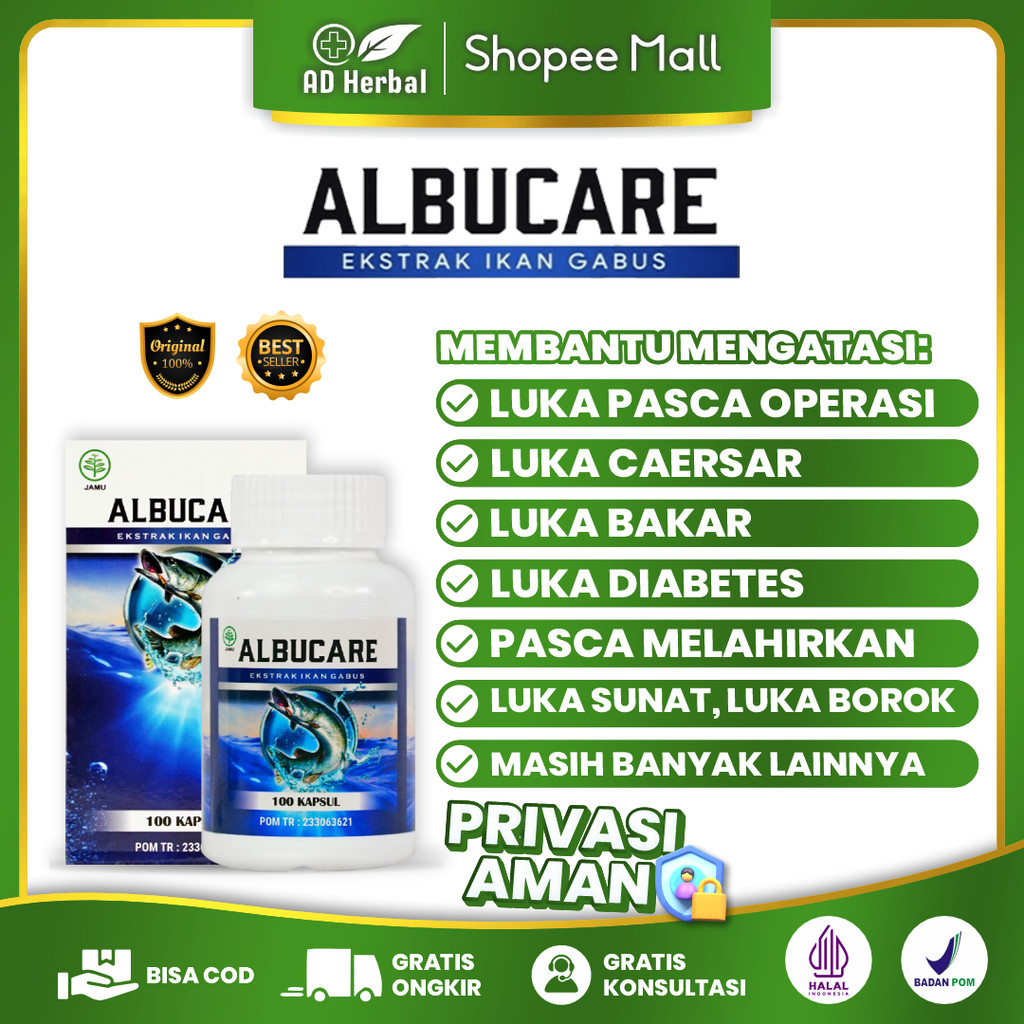 Obat Luka Infeksi Operasi Diabetes Borok Albucare