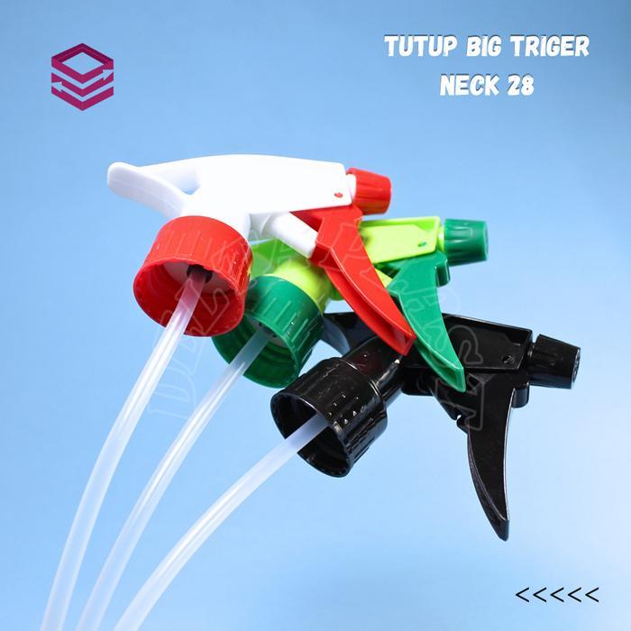 tutup botol spray trigger neck 28 / big trigger / kispray