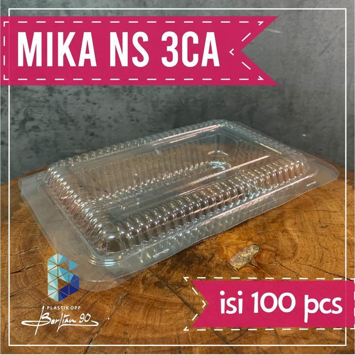 Promo Mika Kue Ukuran 3 Ca / Mika Makanan / Mika Plastik Makanan Terjamin