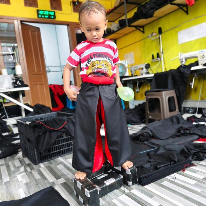 PROMO celana ubet drill KOMBINASI MERAH HITAM celana sarung celana gemboran ubet hitam merah