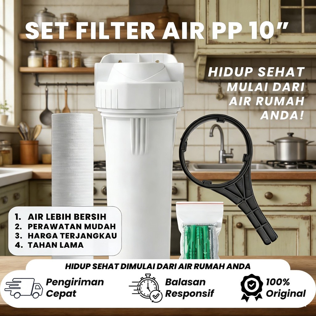 HOUSING FILTER AIR  10" + Filter PPF 5 Micron- PPF