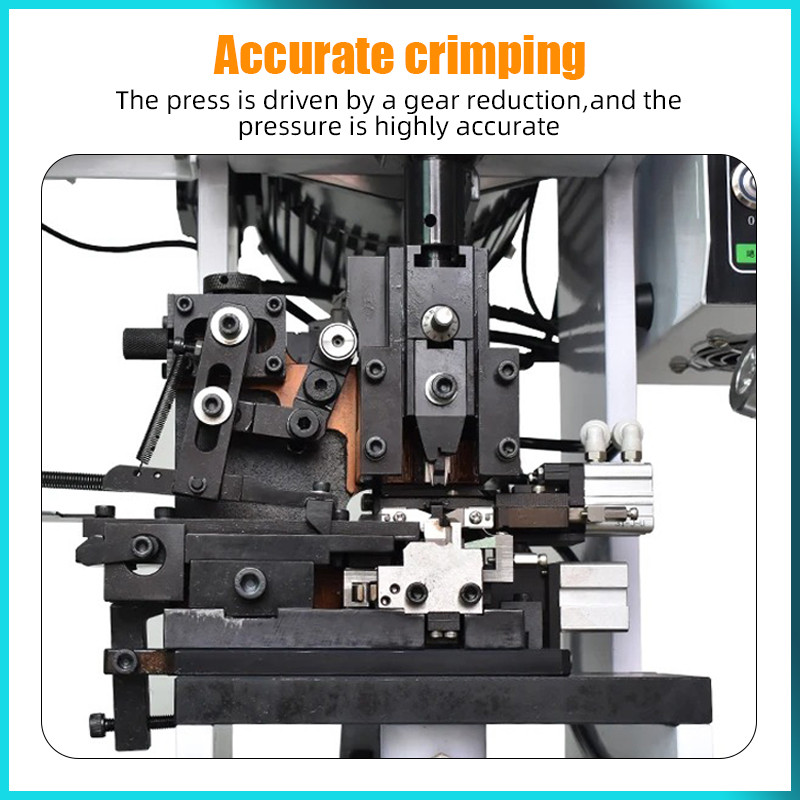 Automatic High Precision Cable Terminal Striping Crimping Machine for AWG36-AWG20 with Integrated