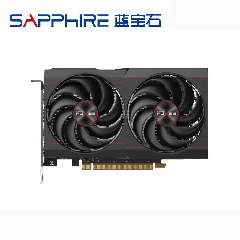Used Sapphire Radeon RX6600XT 8G D6 Pulse OC Graphics Cards For AMD RX6600 XT 8GB RX 6600 xt Video C