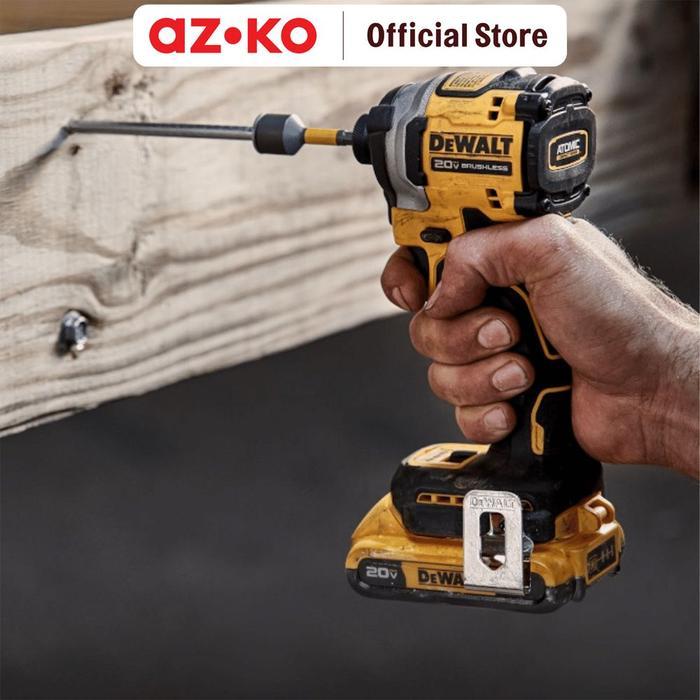 AZKO Dewalt Impact Driver Cordless 20V DCF850D2A-B1 - Kuning/Hitam Pembuka Baut Dan Mur NirkabelAlat