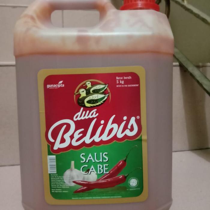 SAOS SAMBAL DUA BELIBIS PREMIUM JERIGEN 5 KG