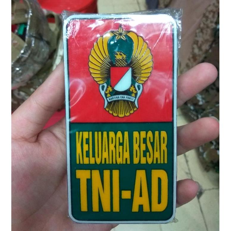 "New" STICKER KELUARGA BESAR TNI AD