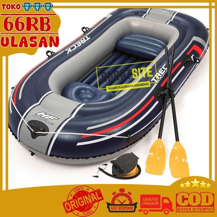 Bestway Hydro Force Treck X2 Boat Set Perahu Karet + Dayung + Pompa