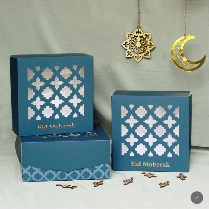 Stok Baru dus lebaran 20x20x8 kotak kue box lapis legit packaging idul fitri