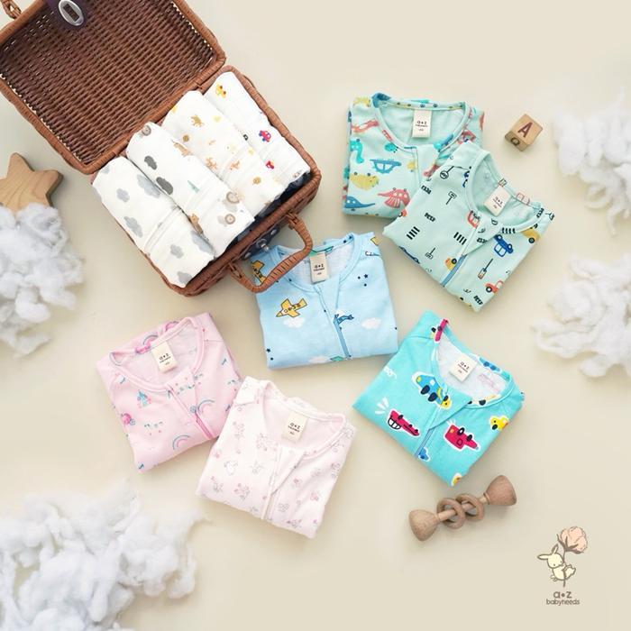 Azbabyneeds - Set Baju Bayi Perempuan Dan Laki-Laki - Newborn Set