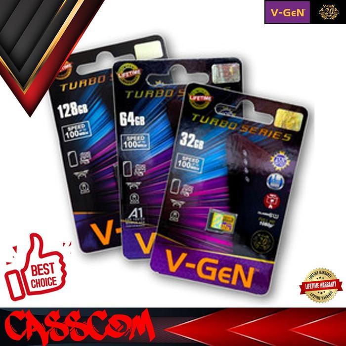 Microsd V-Gen Turbo 256Gb Class 10 Memory Card Micro Sd Vgen 256 Gb