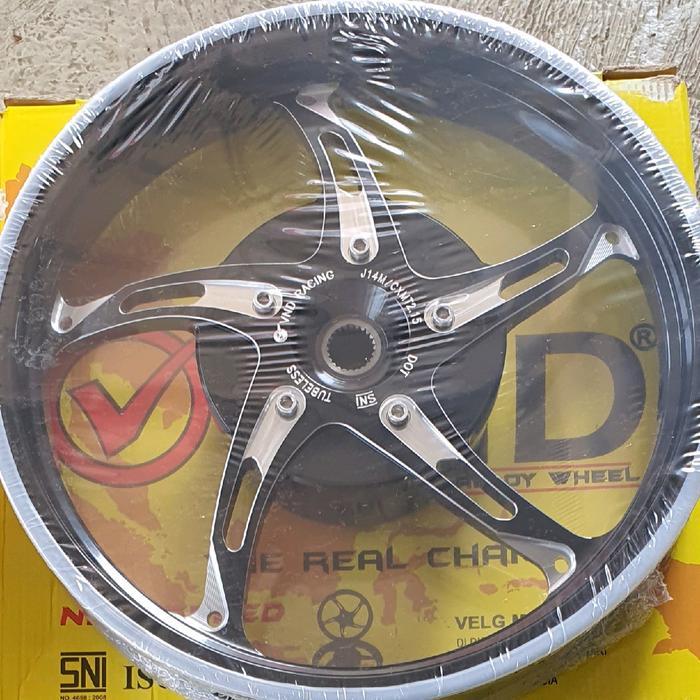 Velg Racing VND New Speed Beat/Scoopy/Vario/Aerox/Mio Ring 14 - hitam, Beat/Scoopy