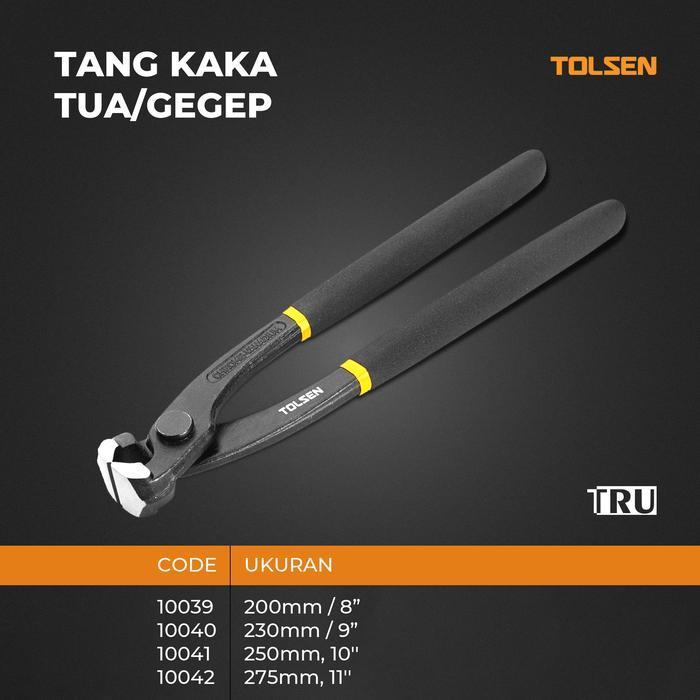 Sherlock - Tang Kaka Tua Gegep 8" 9" 10" 11" Tower Pincer Tang Ikat Kawat Alat Catut Tukang Tolsen