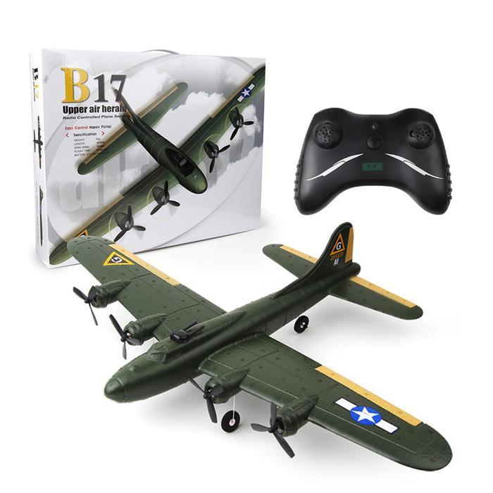 B17 BOMBER PESAWAT RC FX817 RC AIRPLANE PESAWAT PEMBOM B17 RTF 2.4GHZ REMOTE CONTROL TOYS