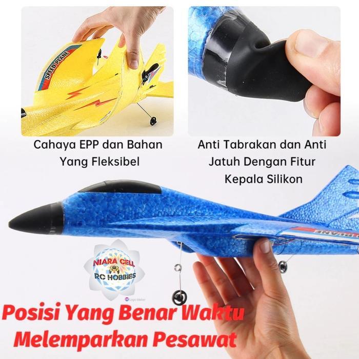 MAINAN PESAWAT RC FX823 MODEL PESAWAT TEMPUR F16 DENGAN REMOTE CONTROL KIDS