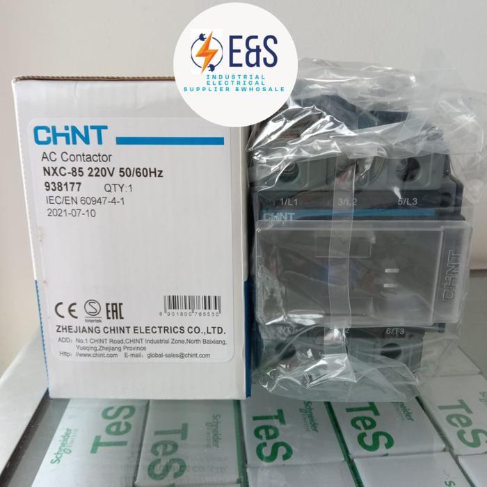 Kontaktor Nxc-85 3P 110V 220V 400V Chint