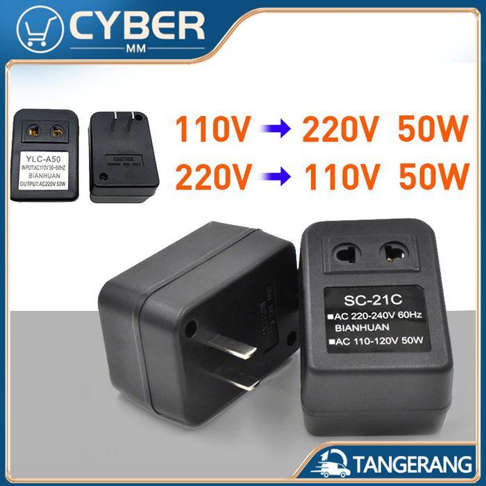 Voltage Converter AC Step Down 220V Ke 110V 50W Step Up 220V Ke 110V