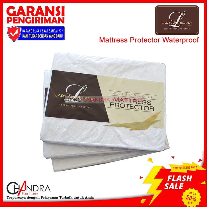 160X200 Alas Sprei Cover Anti Air Ompol Tahan Bocor Waterproof 160