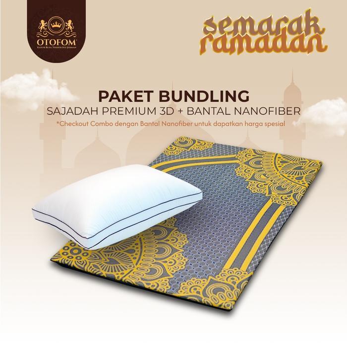 ORIGINAL Otofom Sajadah Premium 3D Rebonded Uk 120 x 75 cm Busa Rebonded Sajadah Premium Bisa Dicuci