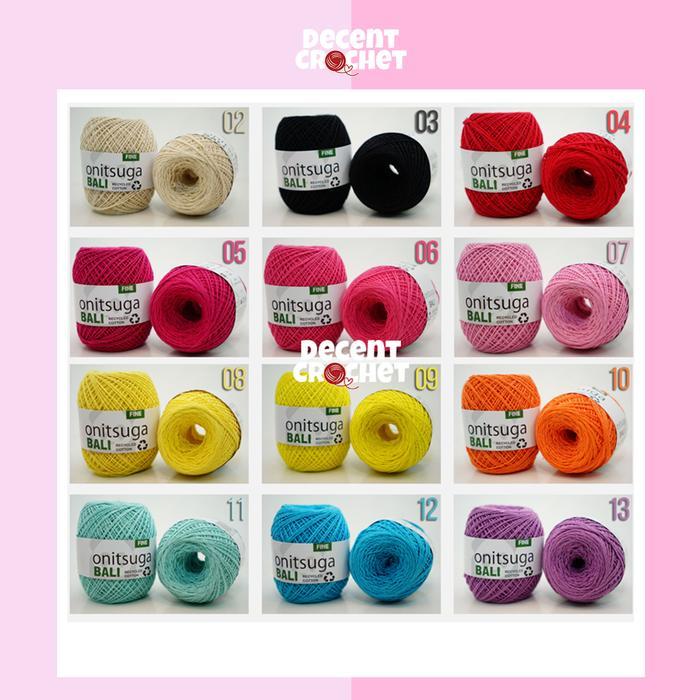 Benang Rajut Katun Bali Onitsuga