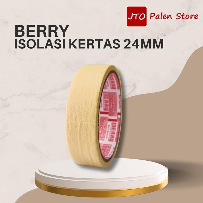 BERRY Masking Tape 24mm Isolasi Kertas