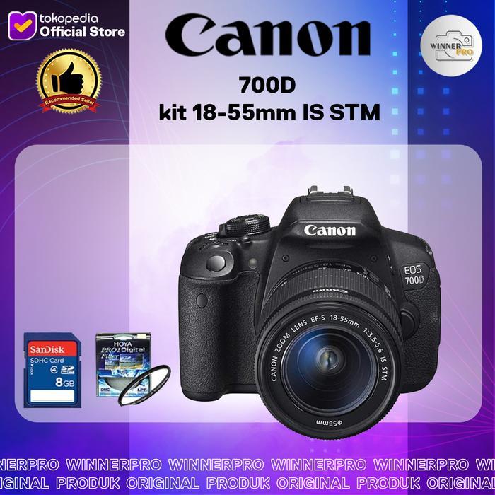 KAMERA CANON 700D kit 18-55mm IS STM / CANON 700D / EOS 700D / 700D