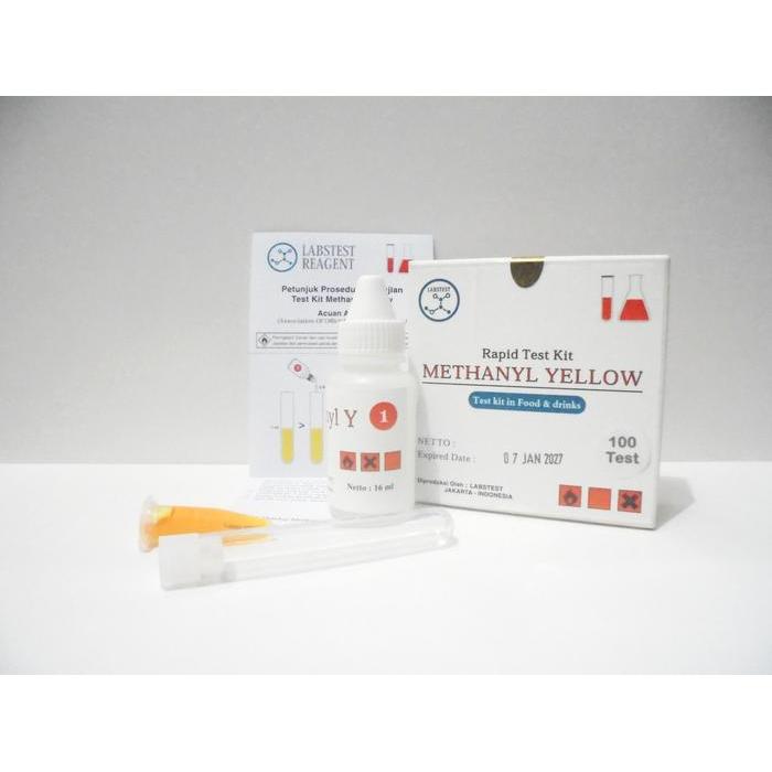 JTTOP" METHANIL YELLOW TEST KIT, ALAT UJI CEPAT / RAPID TEST METHIL ORANGE