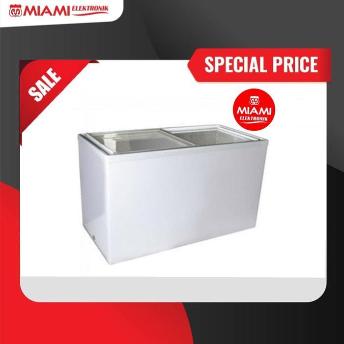 Chest Freezer RSA XS320 / Freezer Sliding Kaca RSA XS 320 Garansi