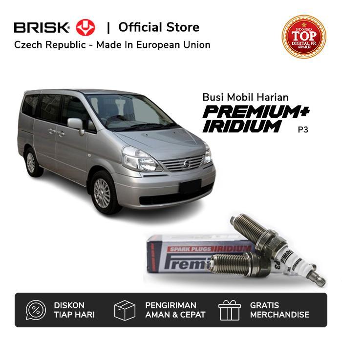 Busi Mobil Nissan Serena C24 Brisk Premium Iridium P3