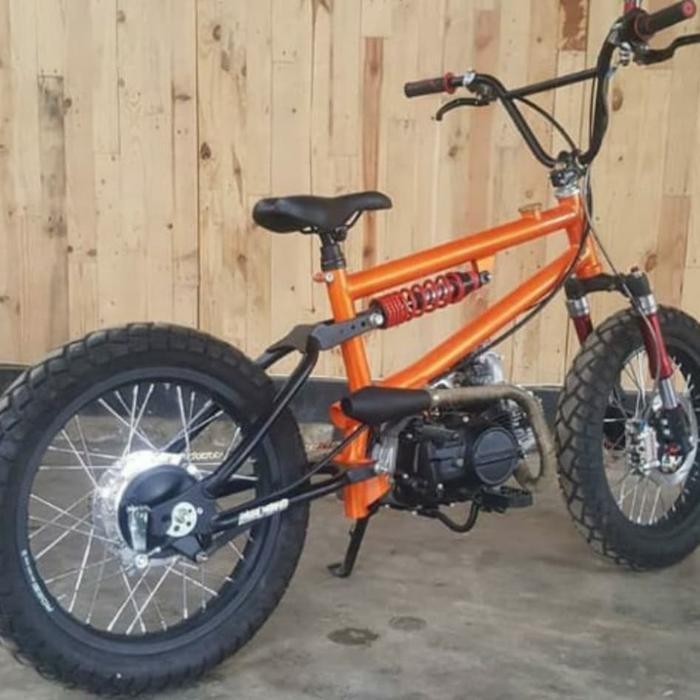 PREMIUM Frame Rangka Motor BMX Cub Monoshock