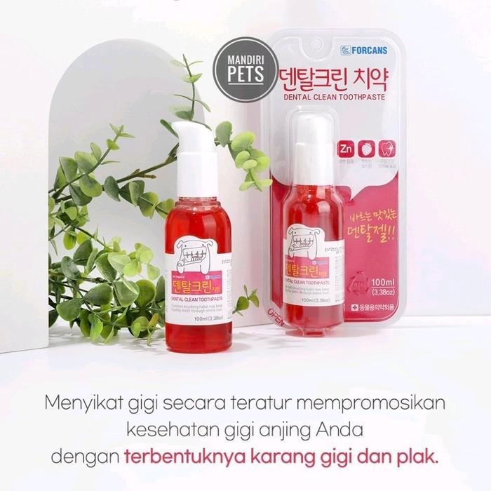 Forcans Dental Clean Toothpaste 100Ml - Forbis Pasta Gigi Odol Anjing