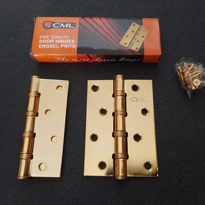 Engsel Pintu Tebal Kuningan CAMEL 4'' / Engsel Gold CAMEL 4inch